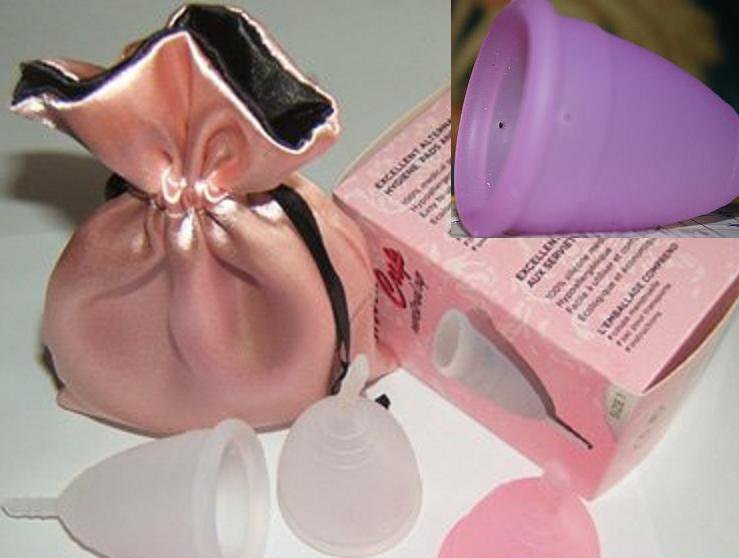 Menstrual cup size 1(Small) or 2(Large), color - you choose