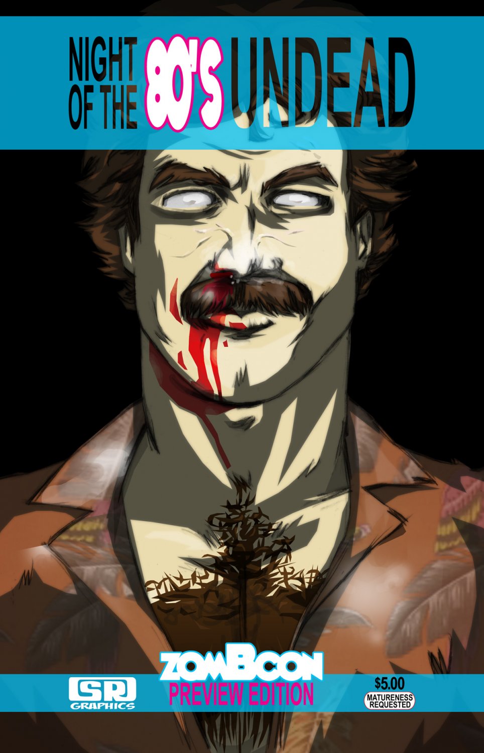 NIGHT OF THE 80'S UNDEAD issue 1 ZomBcon preview edition