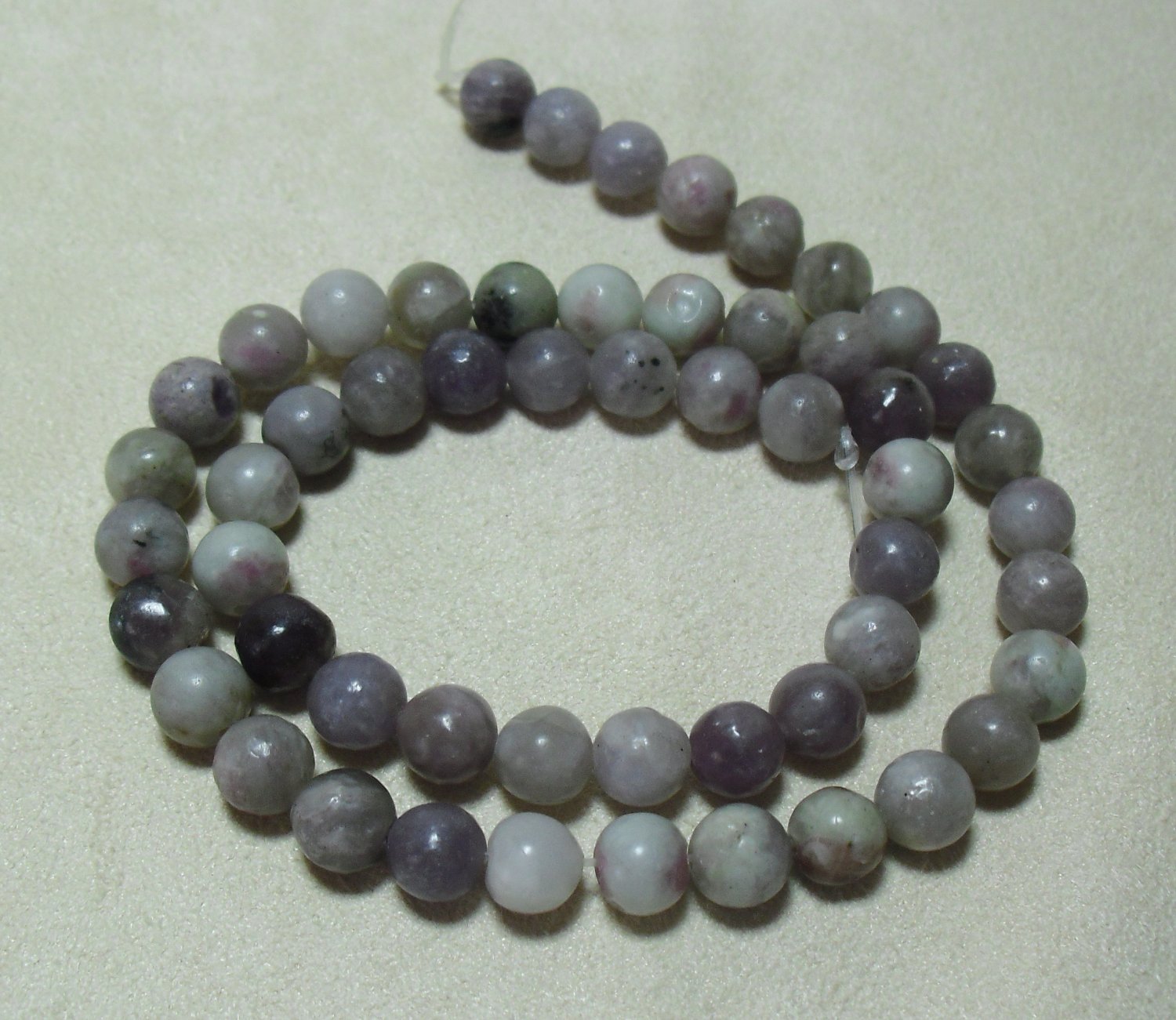 Lilac Stone Beads