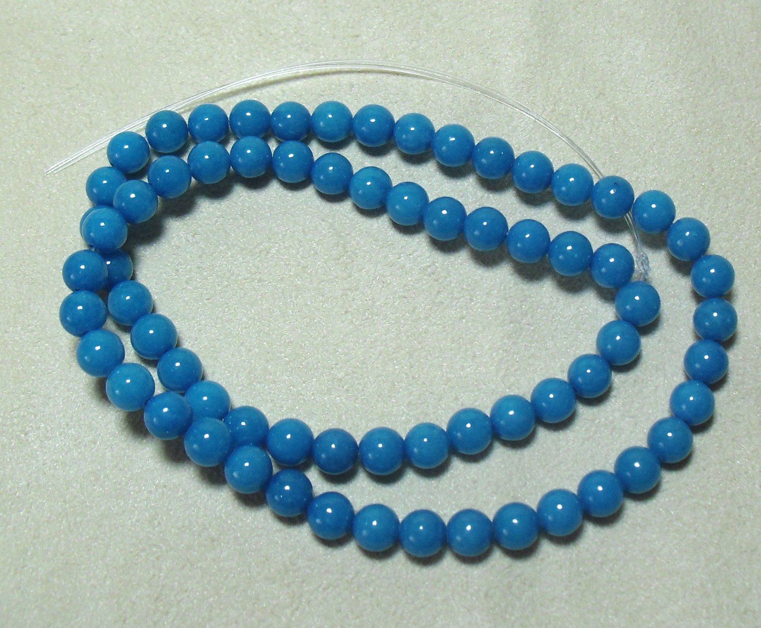 Blue Marble Beads