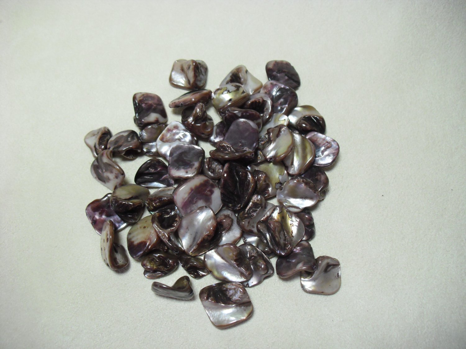 Purple Shell Beads