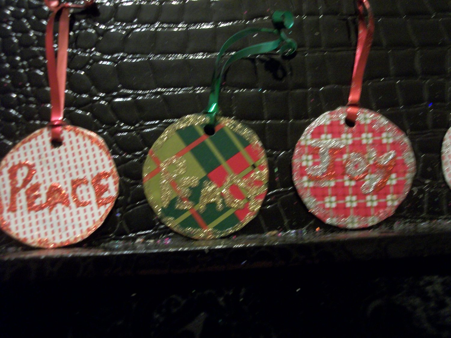 Peace and Joy Ornaments