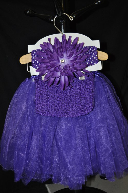 Dark Purple Tutu Set