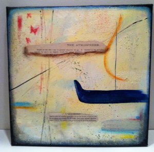 The Atmosphere 12x12 Mixed Media Wall Art