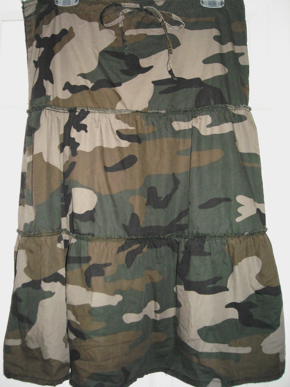 MOE GREEN CAMOUFLAGE SKIRT SIZE S