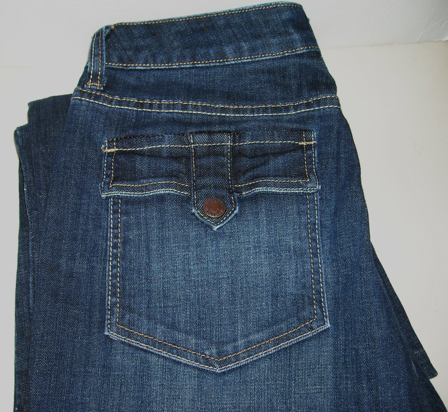 THE LIMITED AUTHENTIC FLARE LEG BLUE DENIM JEANS SIZE 12R (SALE)