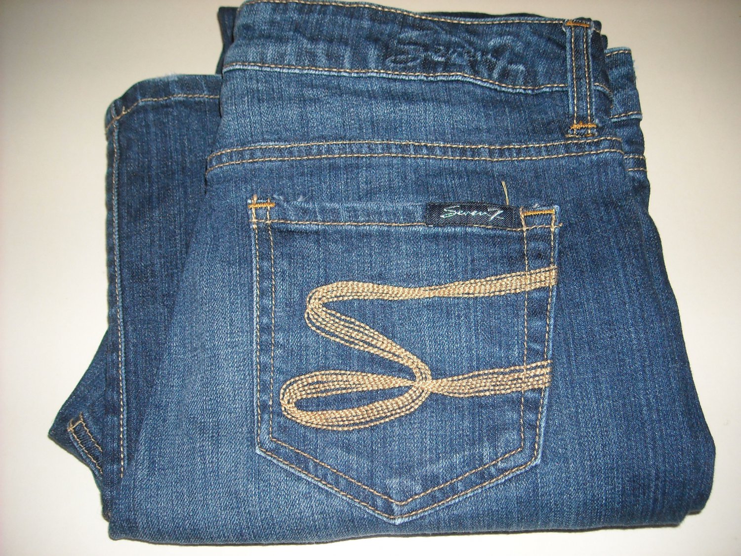 7 (SEVEN) BLUE DENIM JEANS SIZE 8 (SALE)