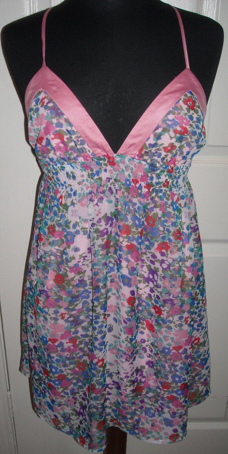 TWENTY ONE FLORAL SHORT DRESS SIZE M (NEW)