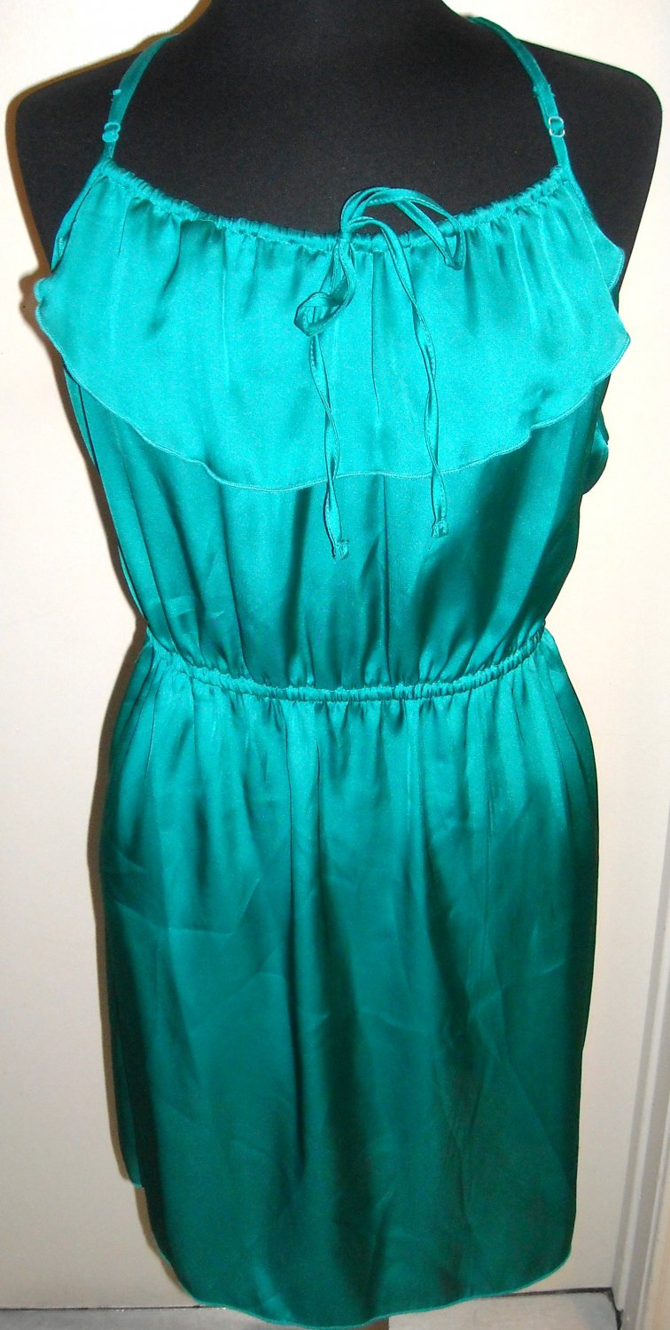 XHILARATION SHORT GREEN DRESS SIZE XL (NEW)