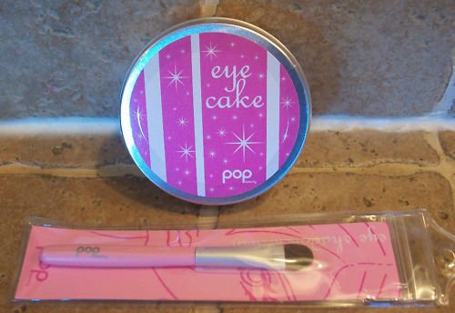 Pop Beauty Eye Shadow Cake Bright Pink + Bonus Brush