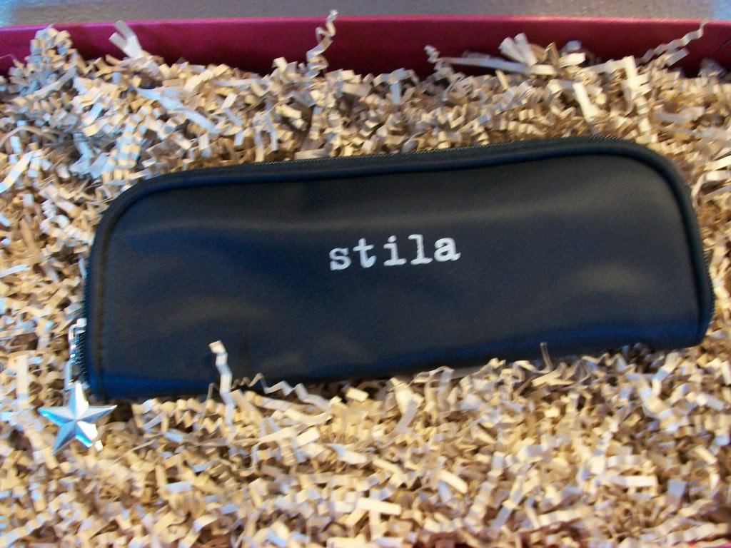 Stila makeup cosmetics bag ~ Black ~ Great For Brushes