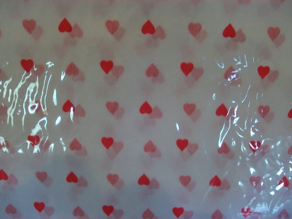 25 Sheets Hearts on White Tissue Paper ~ NIP
