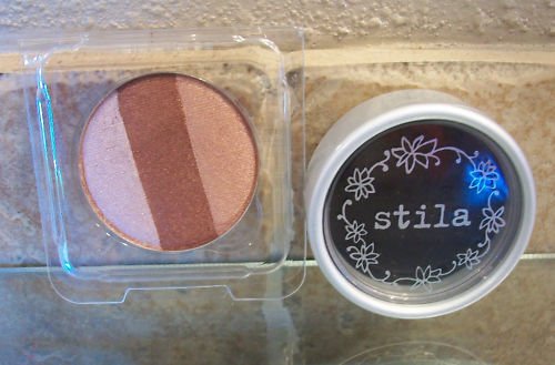 Stila Eye Shadow Pan Trio ~ Goddess + Reillable Compact