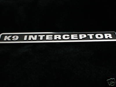 K9 Interceptor Emblem