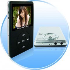 Elite MP4 Player with Camera - 2.4 inch Screen - 4GB + SD Slot - Black