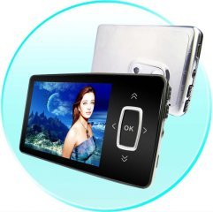 Micro Digital Camera MP4 Player - LED Touch Buttons - 4GB