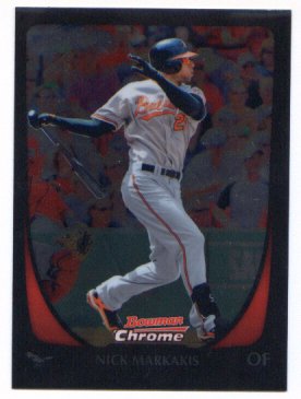 2011 Bowman Chrome Nick Markakis #152