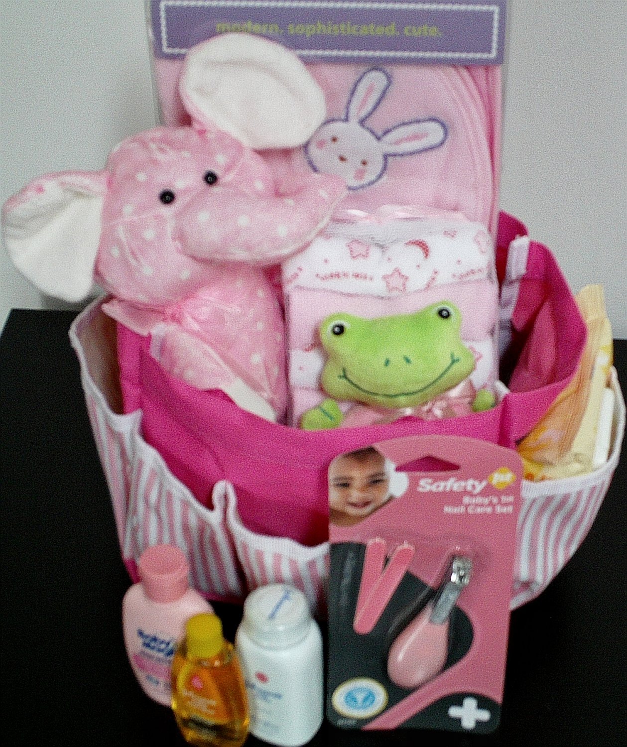 Welcome Home Baby Girl Gift Tote