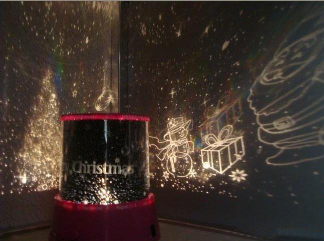 Christmas lighting with music and colorful lights
