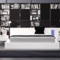 Alaska Modern White Lacquer Bed