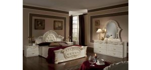 Bedroom Sets Italian on Rococo   Italian Classic Beige Bedroom Set