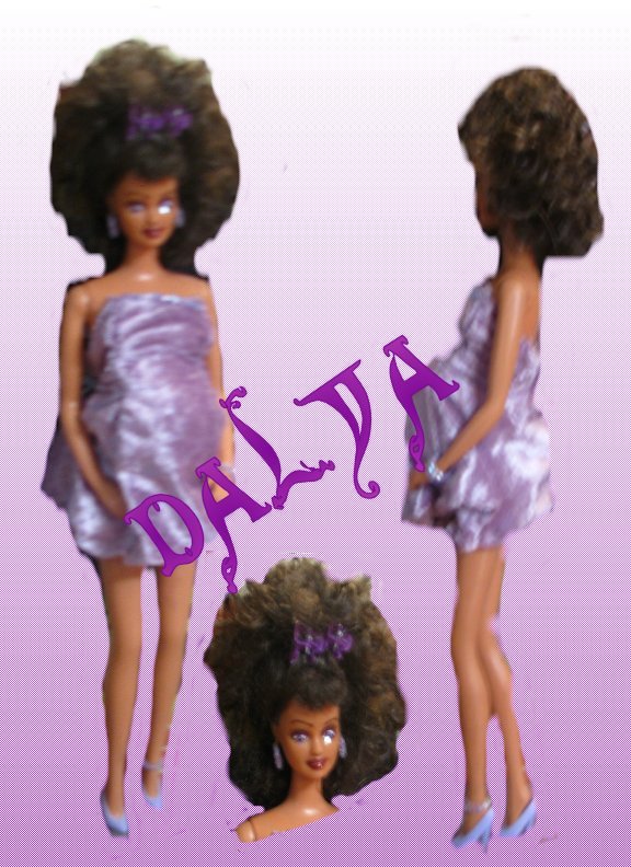Dalya-OOAK pregnant fashion doll formerly known as Barbie
