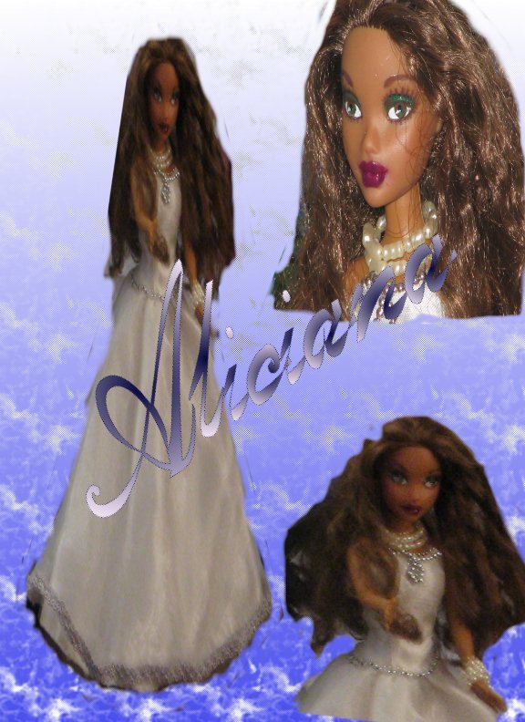 Aliciana-OOAK wedding fashion doll forerly known as Barbie