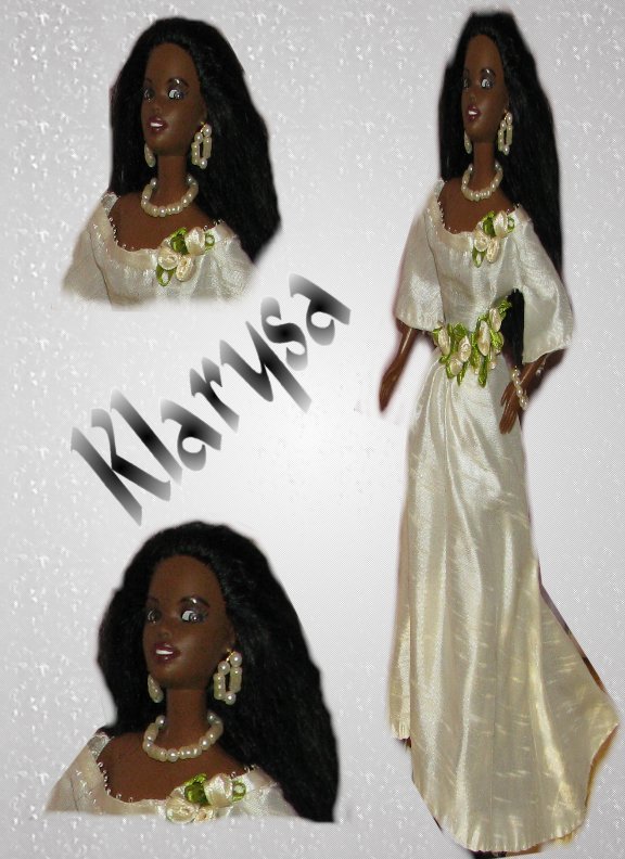Klarysa-OOAK wedding fashion doll formerly known as Christie Barbie
