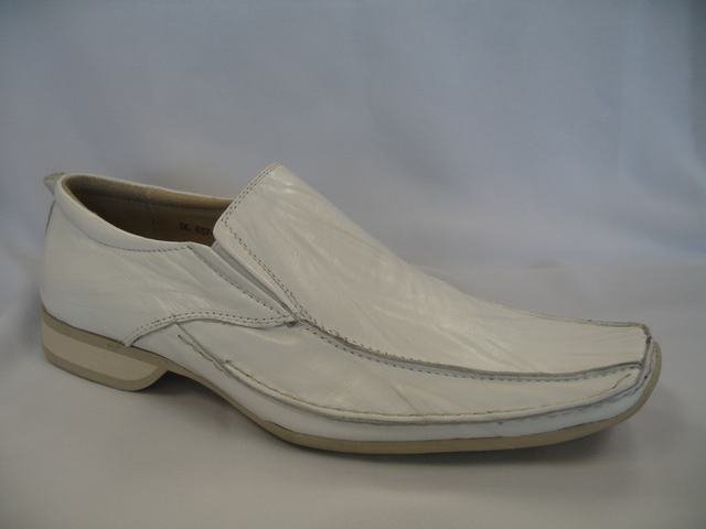 White Geuine Leather Dressing Shoes