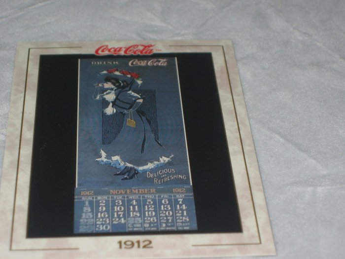 Hamilton King Coca Cola Card Calendar #17