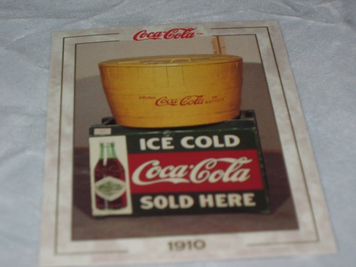 Tub of Ice Cold Coca Cola Vintage Trading Card #15