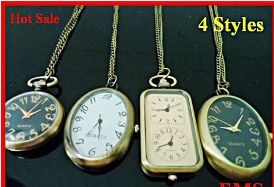Antique style necklace watch x 16