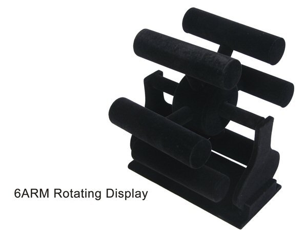 Rotating arm bracelet display