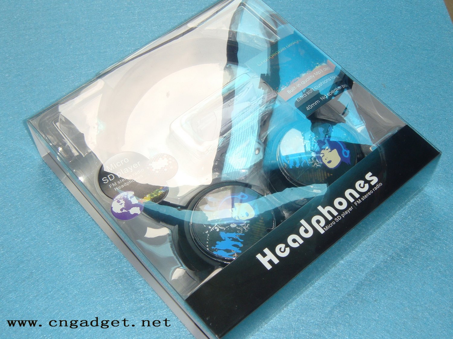 WIRELESS Micro SD HEADPHONE HEADSET STEREO SPORT MP3 FM CS-T58