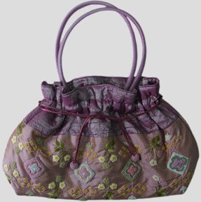 Stand Out In The Crowd With This Unique And Fabulously Handcrafted Silk Shoulder Bag
