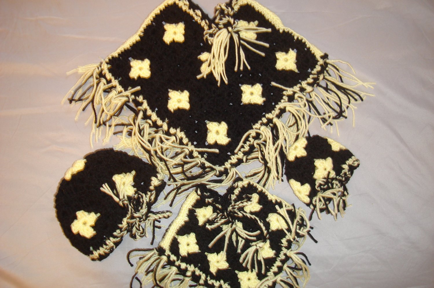 Mommy & Me poncho/hat set
