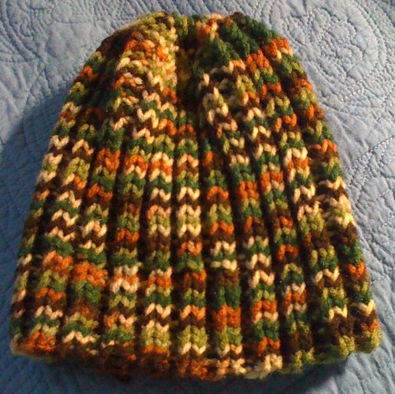 variegated beanie cap hood