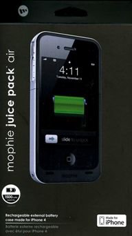 IPHONE 4 mophie charger defender case.with built in charger port