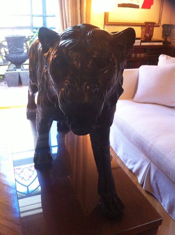 bronze tiger life size