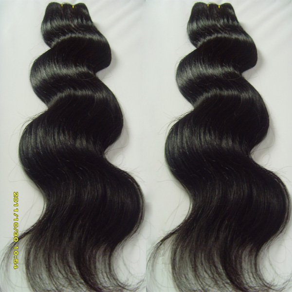 Virgin Brazilian Human Remy Hair Weaving body Wave 14Inch 8OZ 2pks dark Brown