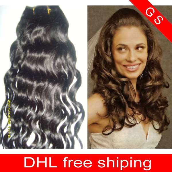 28 Virgin Brazilian Human Remy Hair Weaving Curly 8oz 2pks dark Brown