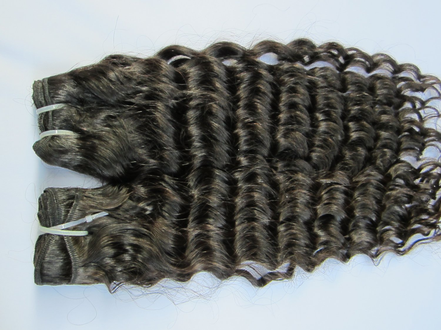 12 Virgin Brazilian Human Remy Hair Weaving Curly 12Inch 2pks dark Brown