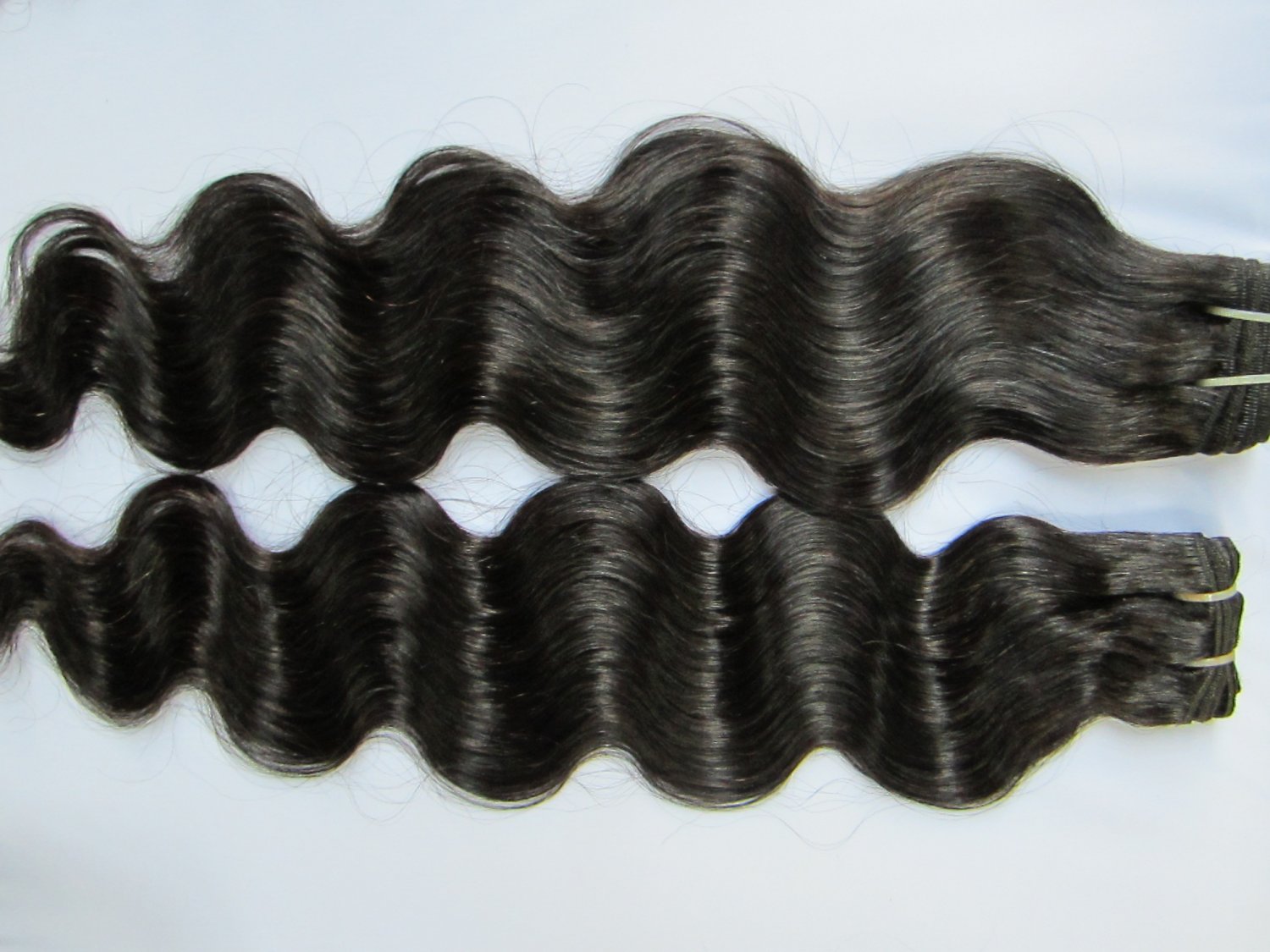 Virgin Brazilian Human Remy Hair Weaving body Wave 12Inch 8OZ 2pks dark Brown