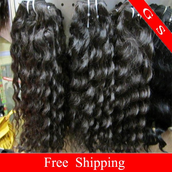 12 Virgin Brazilian Human Remy Hair Extensions Curly 12oz 3pks dark Brown