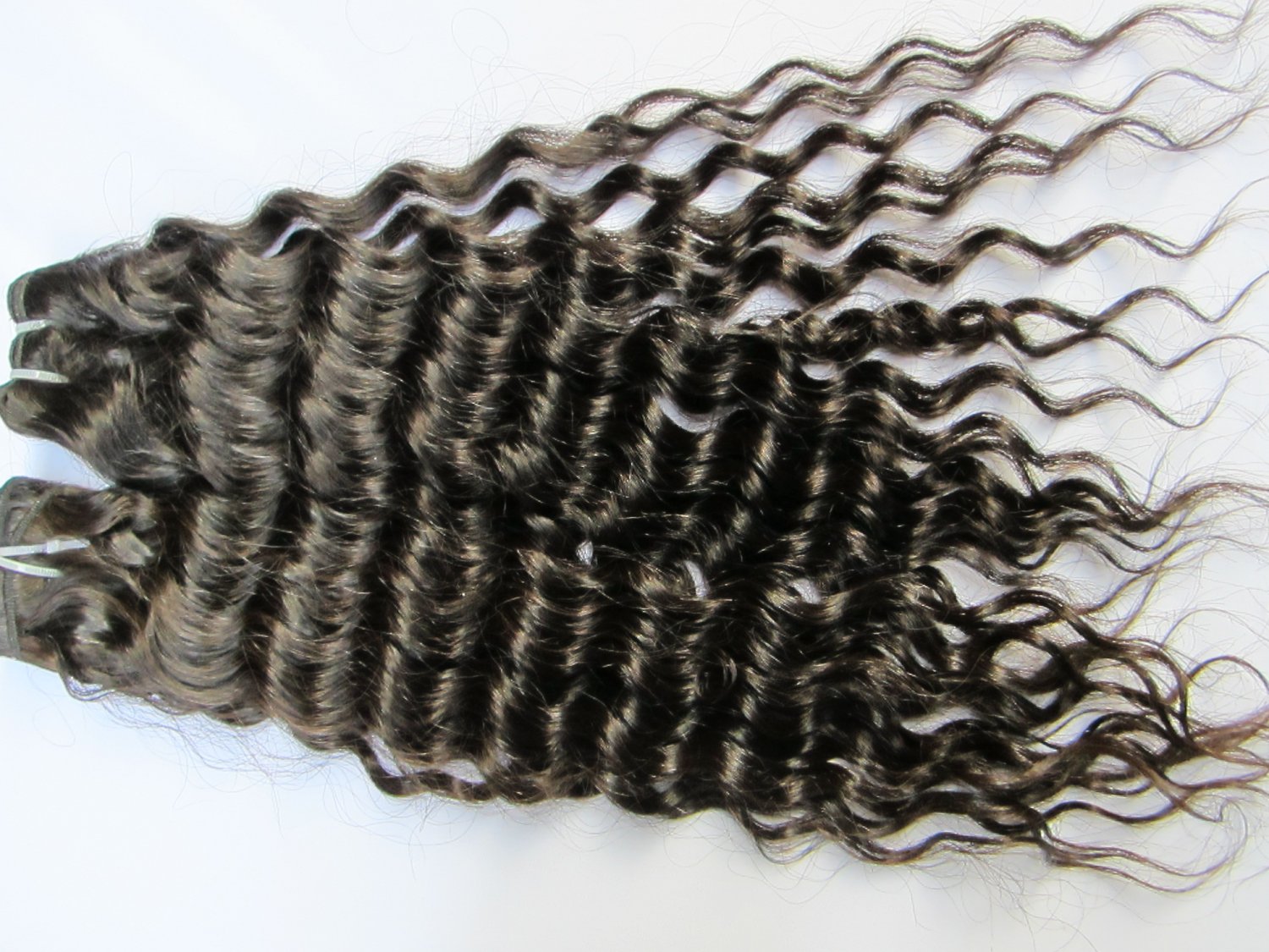 26 Virgin Brazilian Human Remy Hair Extensions Curly 12oz 3pks dark Brown