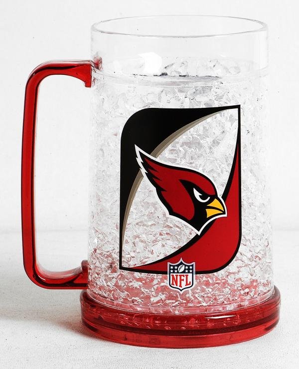 Arizona Cardinals 16oz Crystal Freezer Mug