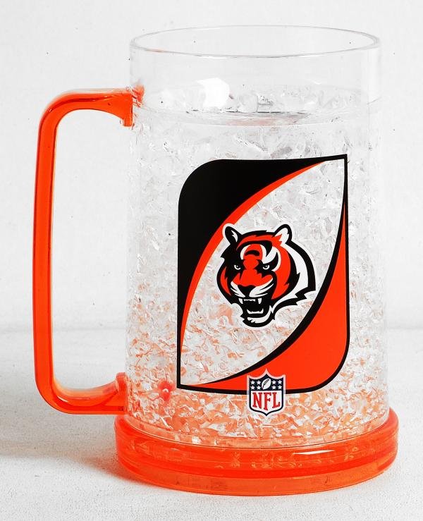 Cincinnati Bengals 16oz Crystal Freezer Mug