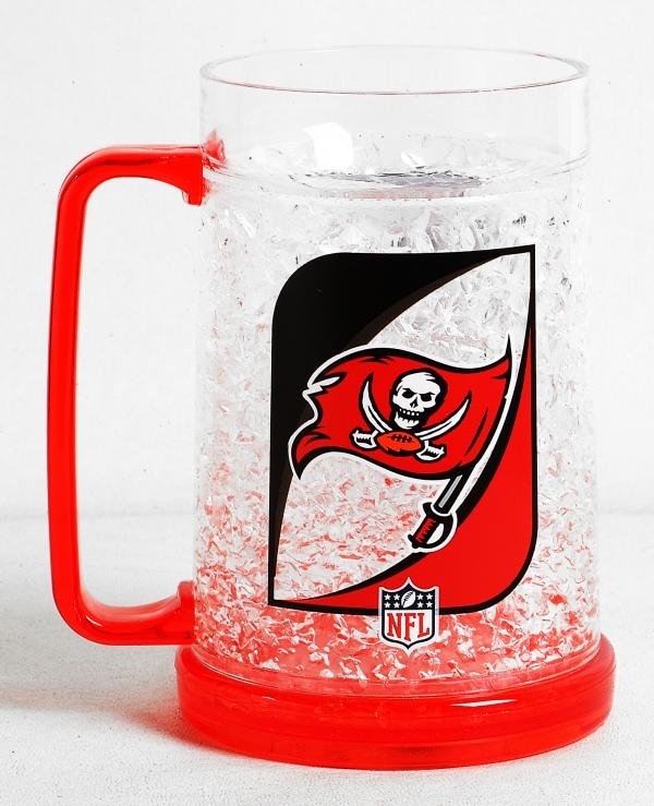 Tampa Bay Buccaneers 16oz Crystal Freezer Mug