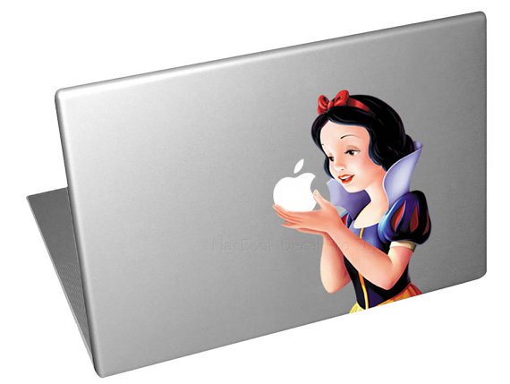 Snow white Macbook pro Decals sticker Apple macbook decals sticker Vinyl mac decals 11" 13" 15"17"