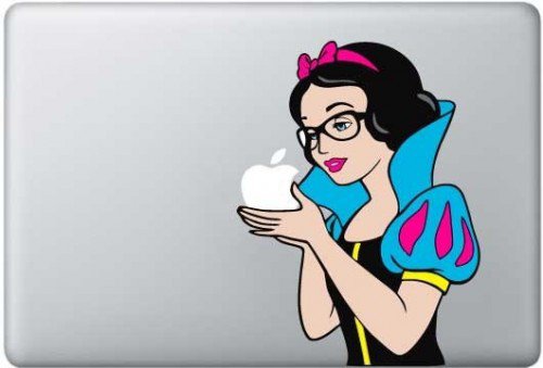 Snow white Macbook pro Decals sticker Apple macbook decals sticker Vinyl mac decals 11" 13" 15"17"